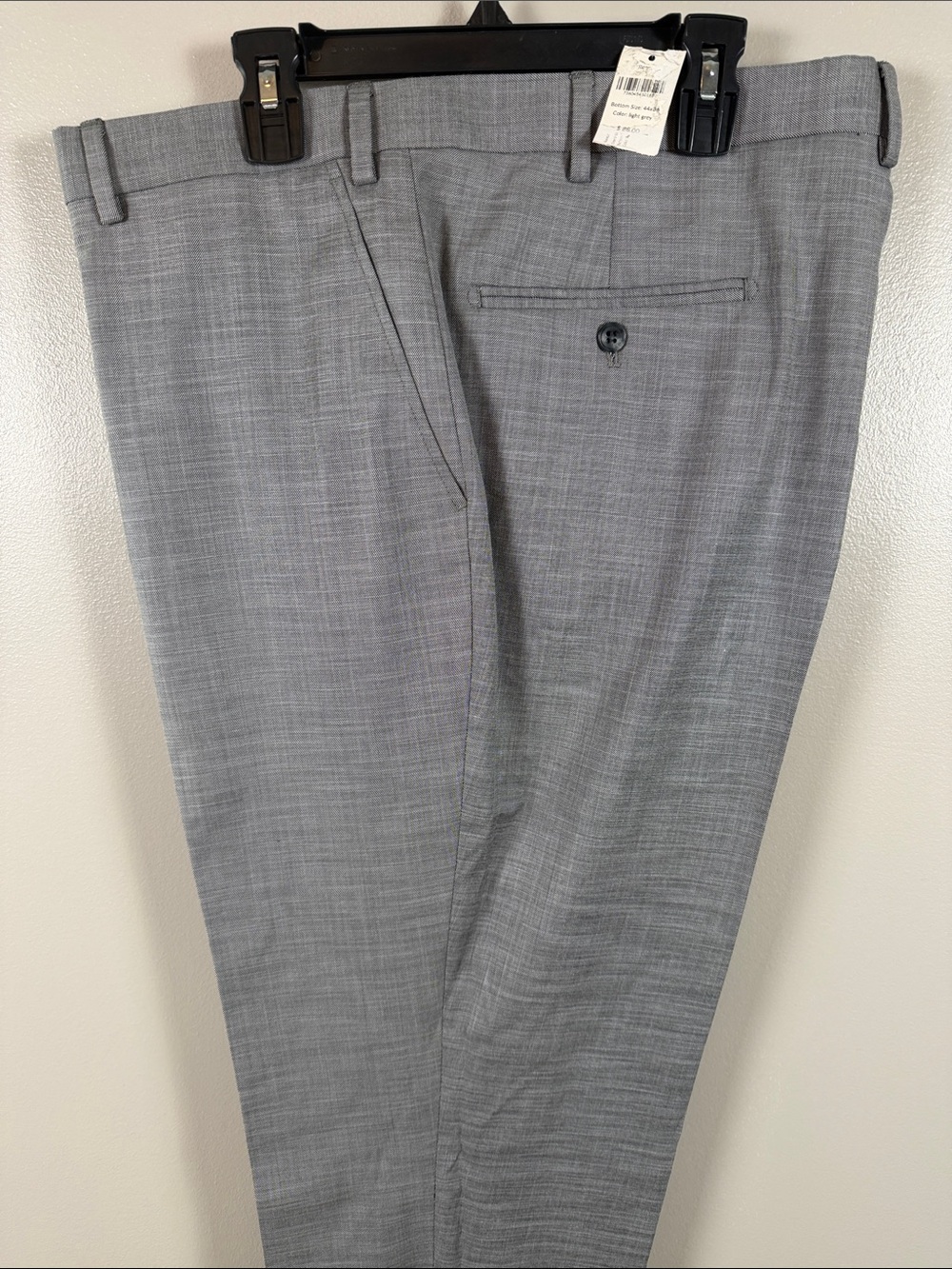 Renoir Light Gray Slim Fit Dress Pants